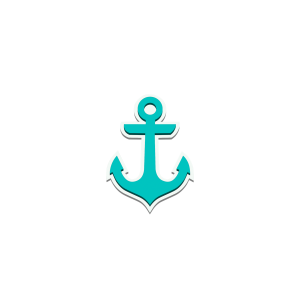 Modern Heritage Bogg Bit - Turquoise Anchor