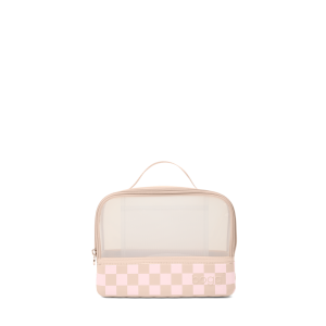 Luxury Boggs N' Ends - Checkered Linen/ Pink Marshmallow