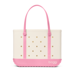 Essential Sophisticated Original Bogg Bag - Varsity Blowing Pink Bubbles - Heritage Edition