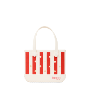 Handcrafted Bitty Bogg Bag - Buoy Red Stripe