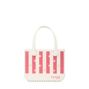 Heritage Bitty Bogg Bag - Capri Coral Stripe