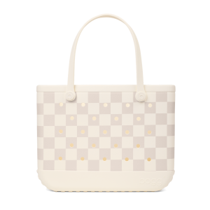 Artisan Original Bogg Bag - Checkered Coconut/Mushroom
