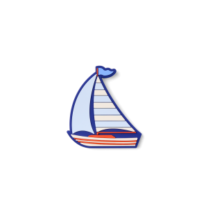 Select Essential Bogg Bit - Sailboat