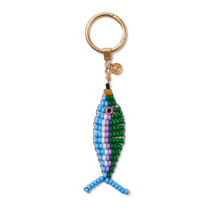 Trendsetting Bogg'd & Charmed - Beaded Fish Blue/Green