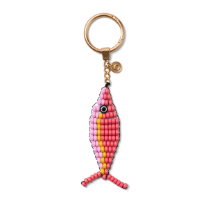 Vintage-Inspired Bogg'd & Charmed - Beaded Fish Coral/Pink Taffy - Special Edition